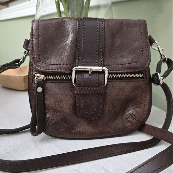 Tano Small Leather Crossbody Bag - Picture 1 of 7